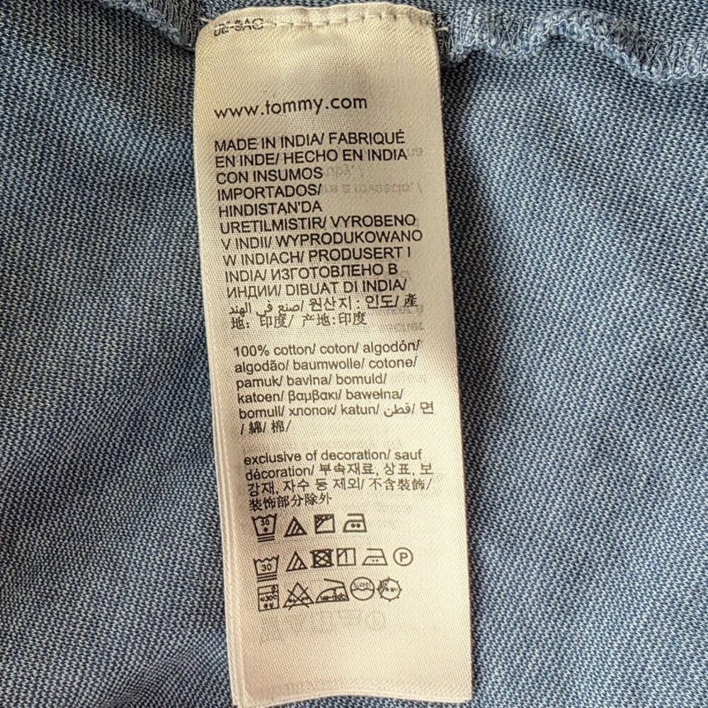 Tommy Hilfiger Blue Polo Regular Fit Shirt Size M - Picture 11 of 14